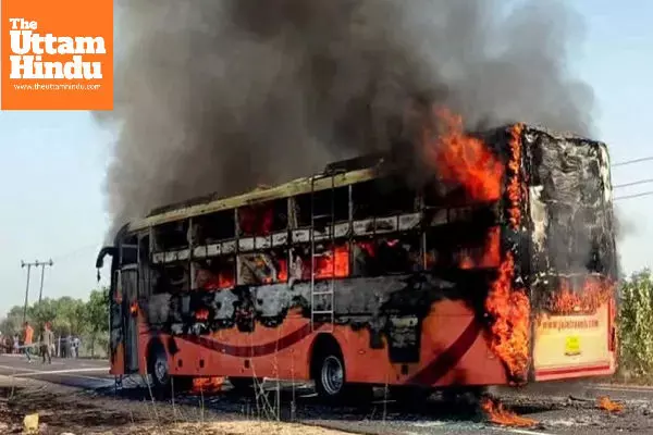 20 Killed in Jaisalmer Bus Fire; Vehicle Purchased Just 5 Days Ago 20 Killed in Jaisalmer Bus Fire; Vehicle Purchased Just 5 Days Ago