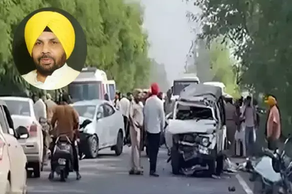 Car collides with Punjab Minister Harbhajan Singh ETO’s convoy; 8 injured including 3 gunmen Car collides with Punjab Minister Harbhajan Singh ETO’s convoy; 8 injured including 3 gunmen
