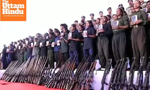 Red Terror Crumbles in Chhattisgarh: 208 Naxalites Surrender, 153 Deadly Weapons Recovered