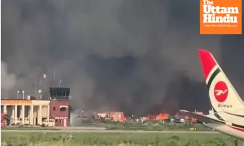 Fire breaks out at Dhaka airport; blaze in cargo terminal halts all flights