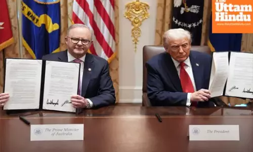Major geopolitical move: Trump signs $8.5 billion pact with Australia involving nuclear submarines