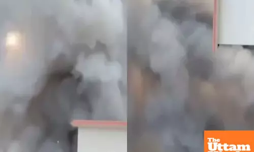 VIDEO: Firecracker market engulfed in flames: 70 shops destroyed, Rs 3 crore loss as Diwali blast goes wrong