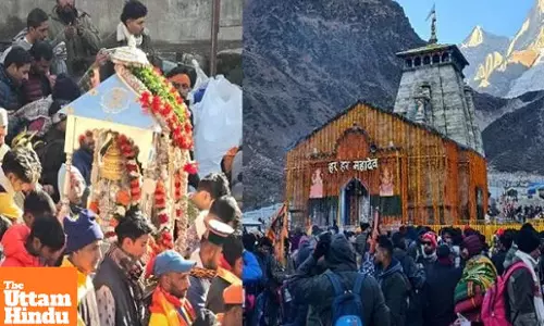 Valley Echoes with ‘Har Har Mahadev’ Chants as Kedarnath Temple Doors Close for Winter