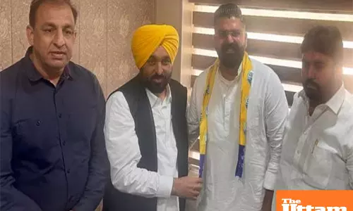 BJP councilor Shivam Sharma joins AAP in presence of CM Mann, enhancing political presence in Jalandhar under Nitin Kohlis guidance