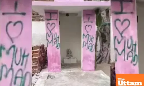 Aligarh erupts: I Love Mohammed graffiti on 5 temples sparks communal tension, FIR registered