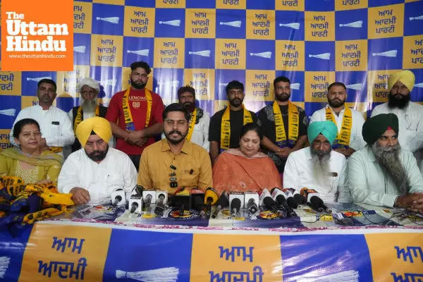 AAP’s Strength Grows in Tarn Taran, Several Prominent Leaders of the Gujjar Community Join the Party AAP’s Strength Grows in Tarn Taran, Several Prominent Leaders of the Gujjar Community Join the Party