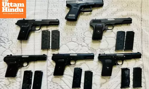 Amritsar Police Bust Pakistan-Backed Arms Smuggling Module, 15 Pistols Seized