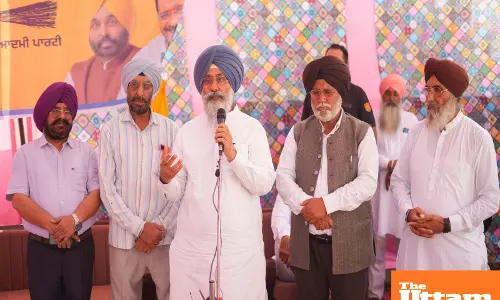 Harmeet Sandhu receives massive support in village Baghel Singh Wala, Jhabal; villagers express confidence in AAP’s victory