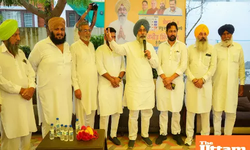 AAP’s campaign receives massive response in village Bhojian; villagers declare – we are with AAP