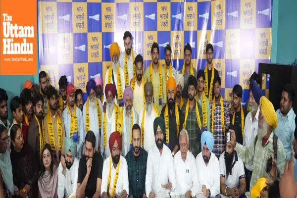 Major Boost to AAP Candidate Harmeet Sandhu’s Campaign as Congress Leader Rajbir Kasel Joins AAP