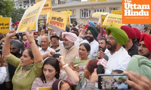 Mohinder Bhagat Leads Protest Against Raja Warring Over Remarks on Late Dalit Leader Boota Singh