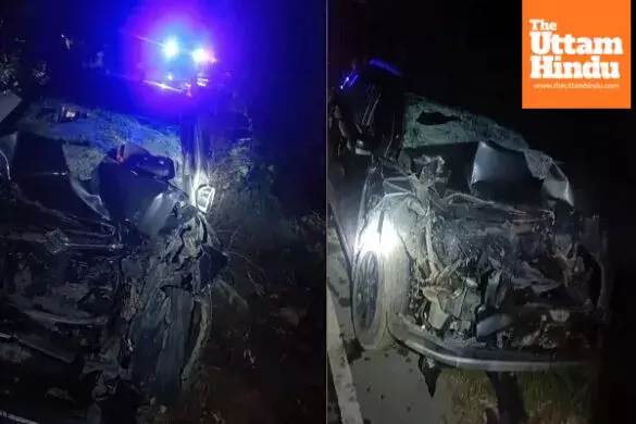 Mahendragarh tragedy — speeding car hits dumper, three friends lose their lives Mahendragarh tragedy — speeding car hits dumper, three friends lose their lives