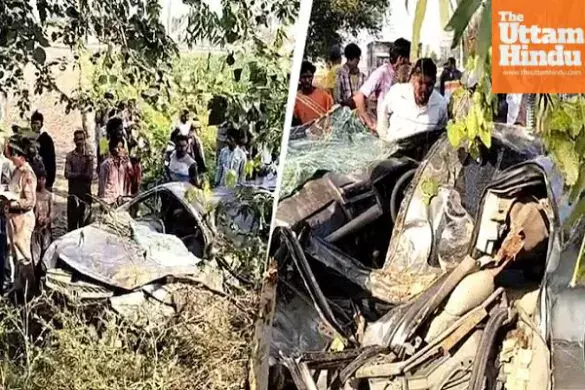Tragic accident in Punjab: Car hits tree, three dead and four injured