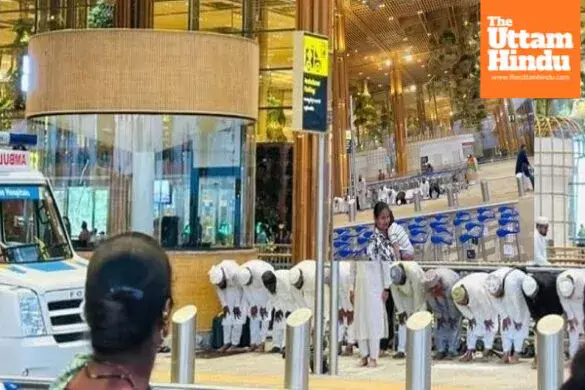 “How was this allowed?” — namaz offered at Bengaluru airport sparks BJP-Congress face-off