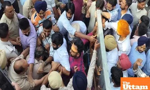 Protests erupt at Panjab University over Senate election demand, students clash with police