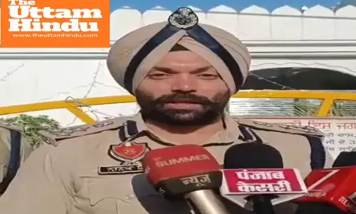 NO OUTSIDE FORCE ALLOWED TO ENFORCE LAW AND ORDER DUTY IN THE JURISDICTION OF PUNJAB POLICE: DIG NANAK SINGH