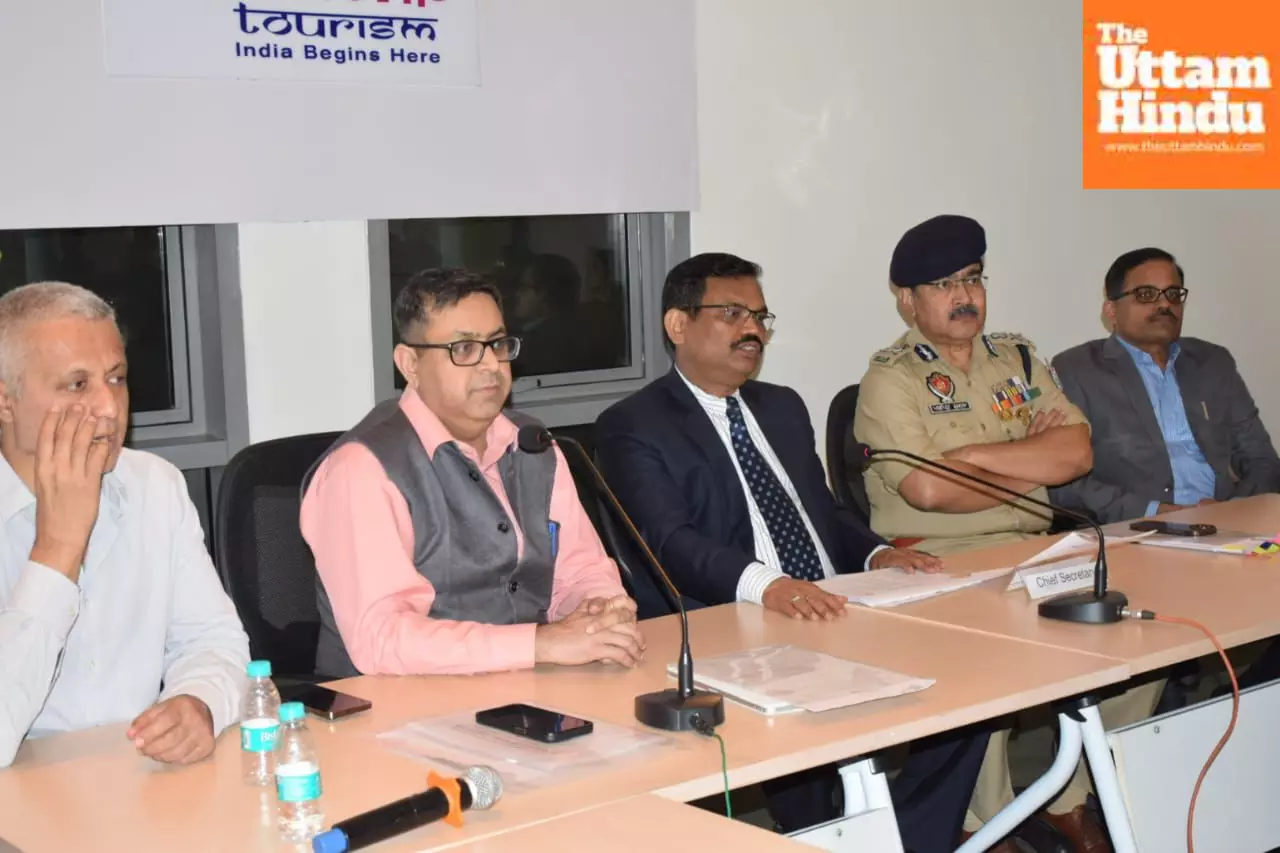 Chief Secretary K.A.P. Sinha reviewed preparations for the Martyrdom Centenary celebrations