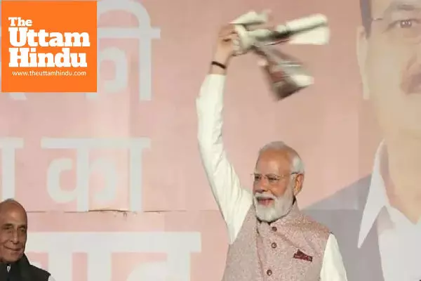 Bihar NDA Celebrates Big Victory; PM Modi Waves His Signature Gamchha, Watch VIDEO Bihar NDA Celebrates Big Victory; PM Modi Waves His Signature Gamchha, Watch VIDEO
