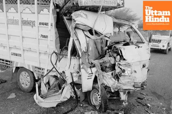 Ramdevra-bound pilgrims meet with fatal crash; 6 killed, 14 injured Ramdevra-bound pilgrims meet with fatal crash; 6 killed, 14 injured