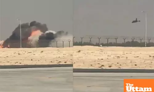 Tejas fighter jet crashes at Dubai air show, pilots fate hangs in balance