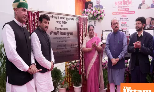 Chief Minister Rekha Gupta Lays Foundation Stone for ‘Atal Canteen’ in Timarpur