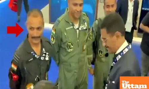 Tejas crash: Wing commander Namnash Syals final moments captured - see viral video