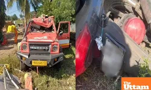 Ajit Pawars convoy crash: 4 injured as SUV overturns, hits bike in Beed district