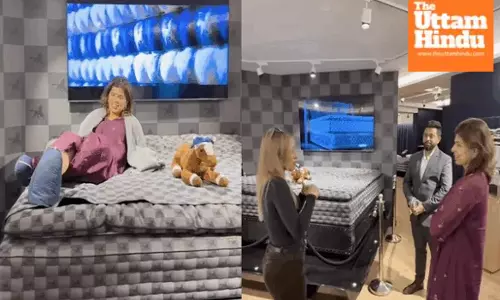 Mumbai woman showcases mattress worth ₹7 crore; video goes viral