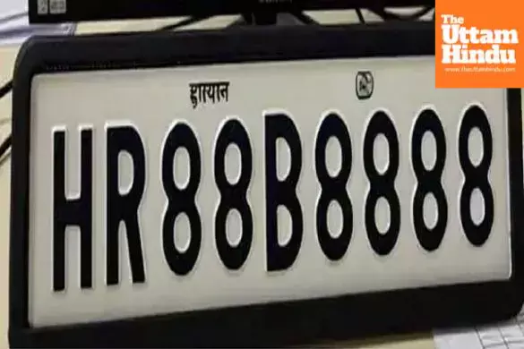 Record-breaking bid: HR88B8888 number plate fetches ₹1.17 crore in Sonipat Record-breaking bid: HR88B8888 number plate fetches ₹1.17 crore in Sonipat