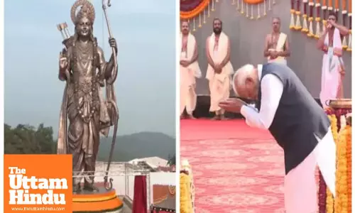 PM Modi Unveils World’s Tallest Lord Ram Statue, Crafted by ‘Statue of Unity’ Sculptor Ram Sutar