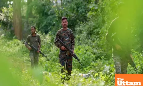 37 Hardcore naxalites, 27 commanders with ₹65 lakh bounty, surrender in Dantewada