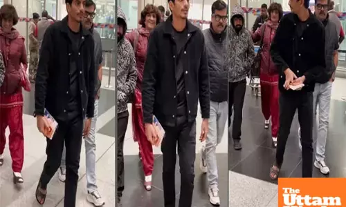 Palash Muchhal makes first airport appearance after Smriti Mandhana’s wedding postponement, evades media – video goes viral Palash Muchhal makes first airport appearance after Smriti Mandhana’s wedding postponement, evades media – video goes viral