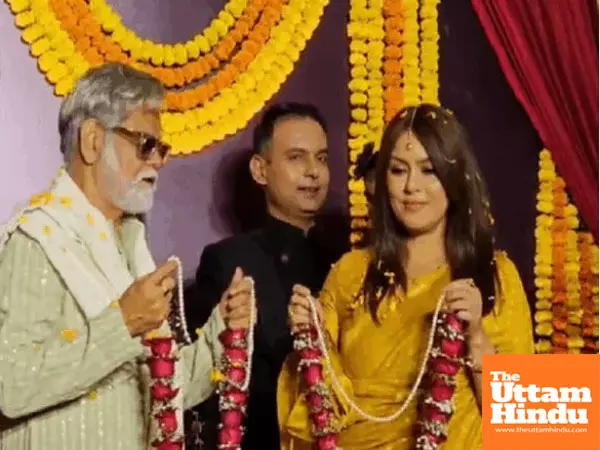 52‑year‑old Mahima Chaudhary  exchanged garlands with Sanjay Mishra, got spooked by the wedding mantras