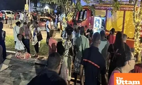 Speeding car rams Christmas crowd, 10 killed: Medical emergency suspected