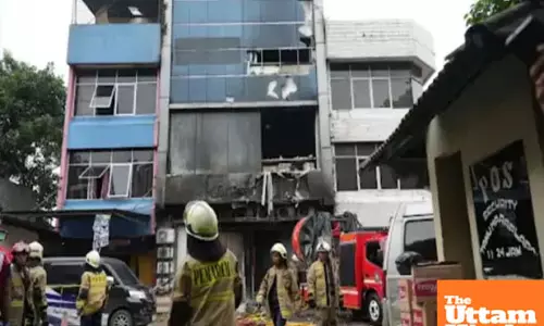 Drone firm building engulfed in florescent blaze: 20 killed in inferno Drone firm building engulfed in florescent blaze: 20 killed in inferno