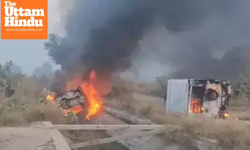 Farmers’ Protest Against Ethanol Factory Turns Violent in Hanumangarh; 14 Vehicles Torched, Internet Shut Down, MLA Injured