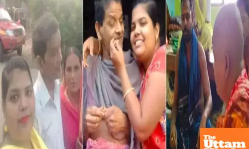 Daughter defies tradition: shaves head, performs fathers last rites in Odisha village Daughter defies tradition: shaves head, performs fathers last rites in Odisha village