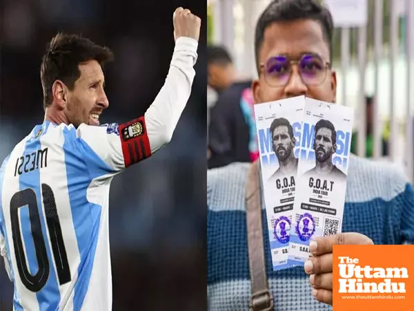 A photo with Messi costs 10 lakh rupees; fans joke AI-generated pic with Messi, Just ₹0 A photo with Messi costs 10 lakh rupees; fans joke AI-generated pic with Messi, Just ₹0