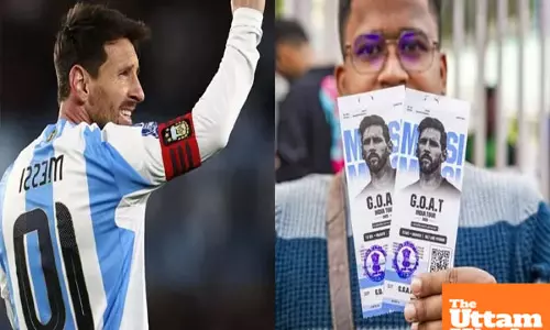 A photo with Messi costs 10 lakh rupees;  fans joke AI-generated pic with Messi, Just ₹0