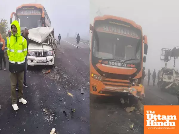 Family tragedy on Bundelkhand expressway: 4 killed including 3 sons, in fog-related crash Family tragedy on Bundelkhand expressway: 4 killed including 3 sons, in fog-related crash