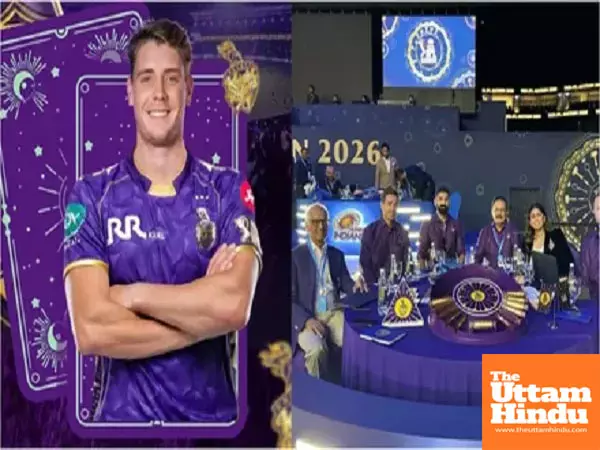 Cameron Green breaks records: KKR acquires Australian all-rounder for ₹25.20 crore, becoming IPLs most expensive overseas player Cameron Green breaks records: KKR acquires Australian all-rounder for ₹25.20 crore, becoming IPLs most expensive overseas player