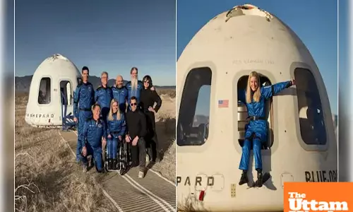From wheels to stars: Mikaela Benthaus blasts off into history with Blue Origin