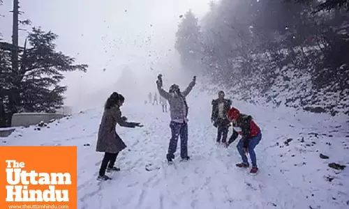 Light snowfall in higher reaches of Himachal, minimum temperature above normal