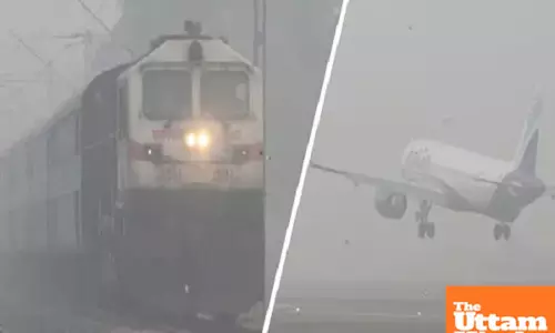 Delhi chokes under fog: 20 flights cancelled, trains run late as cold bites