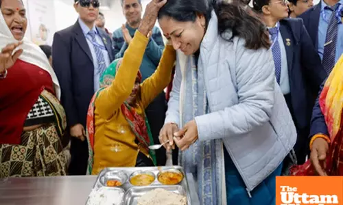 CM Rekha Gupta launches Atal canteens in Shalimar Bagh, Pitampura; serves meal to senior citizen