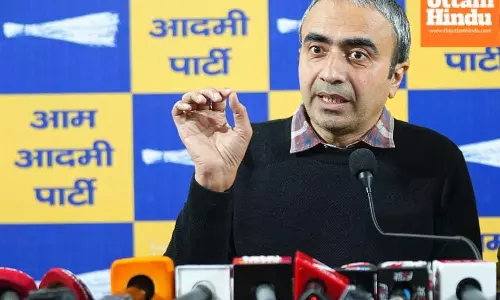 AAP National Media In-charge Anurag Dhanda raises questions on Haryana’s education system; says children are forced to sit on mats and the floor in 5°C temperature in government schools