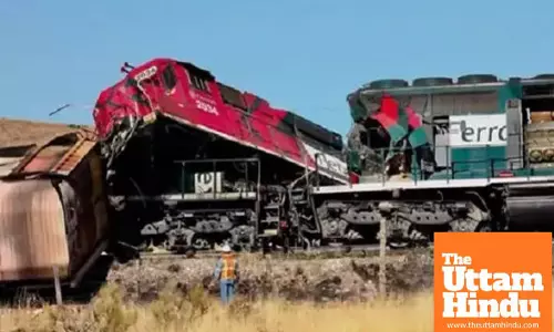 Passenger train derails, engine and several coaches overturn; 13 killed and 98 injured