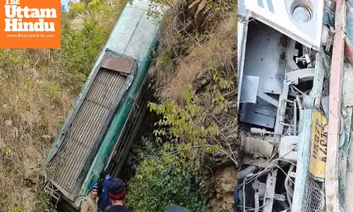 Tragic accident: Bus plunges into gorge in Almora, 7 killed and several injured