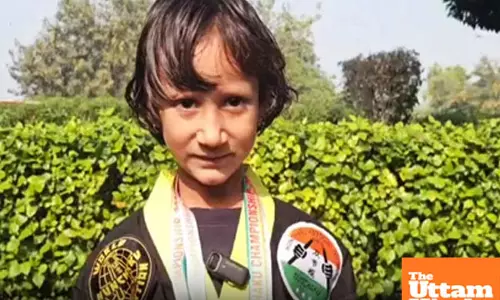 6-Year-old Zoya Khan bags gold in Nunchaku championship, eyes National tournament spot