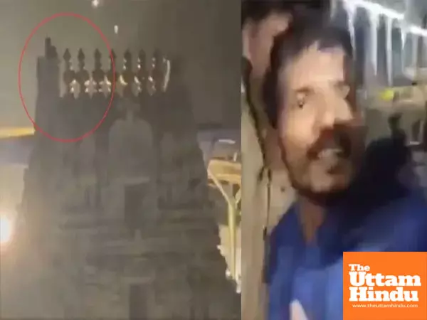 Tirupati temple tangle: Drunk devotee goes viral, refuses to descend until demands met Tirupati temple tangle: Drunk devotee goes viral, refuses to descend until demands met